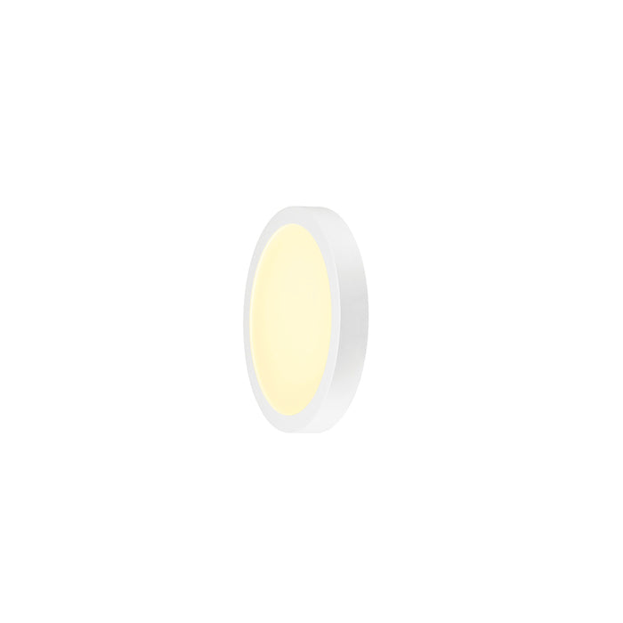 SLV 1012227 SENSER 2.0 30, CW, round, DALI, wall and ceiling surface-mounted luminaire, 3000 K / 4000 K, 27 W, 90°, white (MD25)