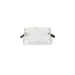 SLV 1012229 SENSER 2.0 18, RL, square, DALI, recessed ceiling luminaire, 3000 K / 4000 K, 12 W, 90°, white (MD24)