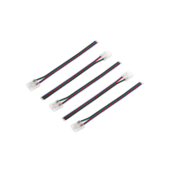 SLV 1012286 LED STRIP CONNECTOR COB, FEED-IN RGBW S, clear (MD01)