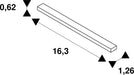 SLV 1012287 LED STRIP CONNECTOR COB, FEED-IN TW S, clear (MD12)