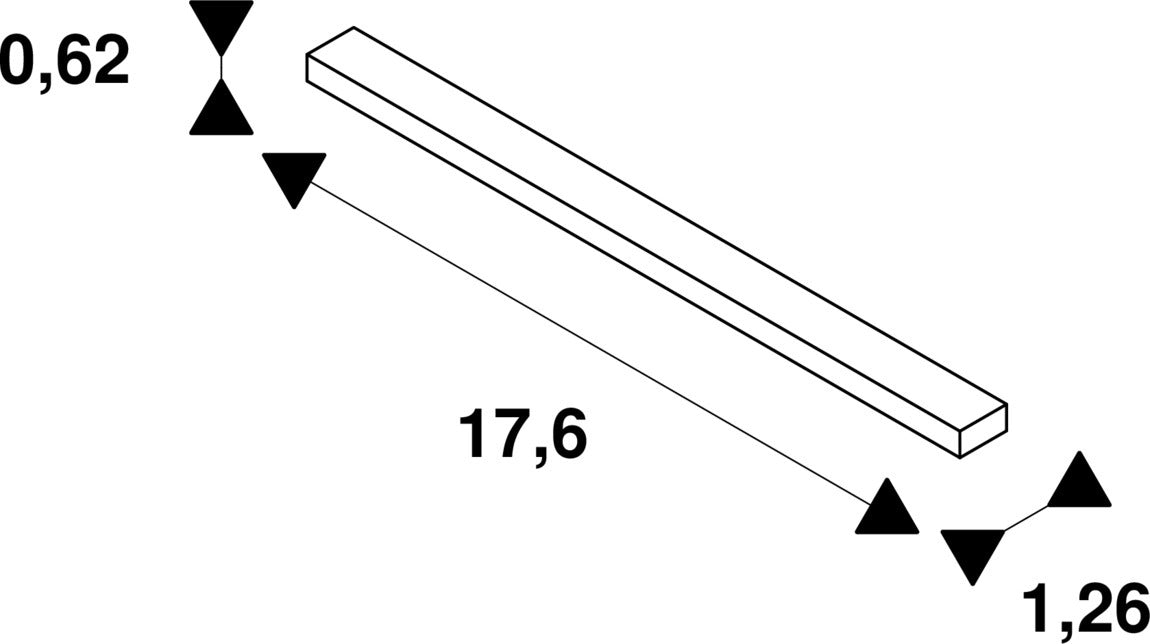 SLV 1012292 LED STRIP CONNECTOR COB, CABLE TW S, clear (MD12)