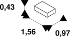 SLV 1012294 LED STRIP CONNECTOR COB, DIRECT S, clear (MD12)