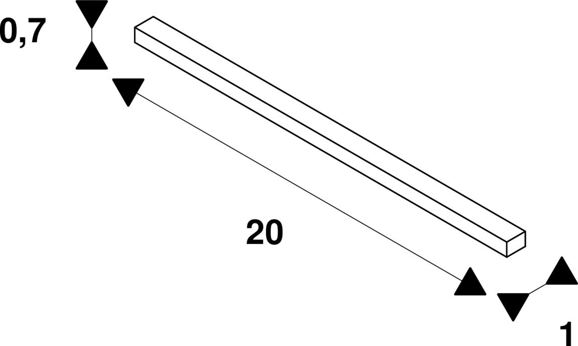 SLV 1012303 LED STRIP CONNECTOR IP SEALING SET, 8MM, clear (MD12)