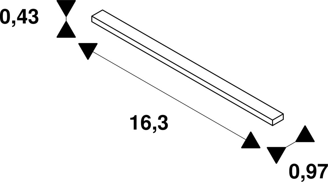 SLV 1012305 LED STRIP CONNECTOR SMD, FEED-IN S 8MM, clear (MD12)