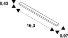 SLV 1012305 LED STRIP CONNECTOR SMD, FEED-IN S 8MM, clear (MD12)