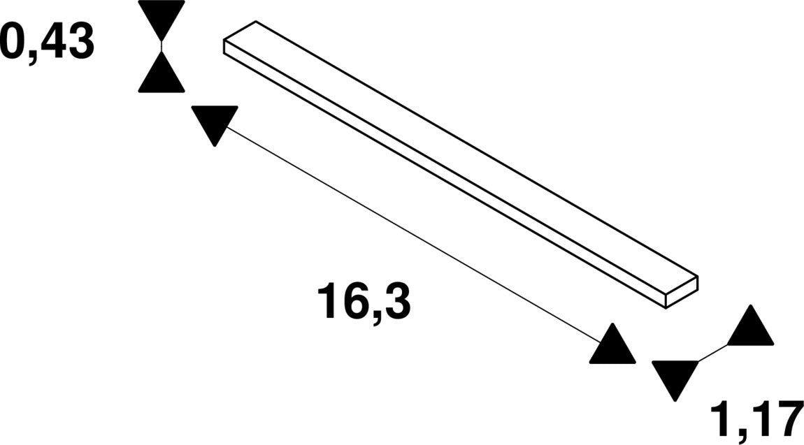 SLV 1012306 LED STRIP CONNECTOR SMD, FEED-IN S 10MM, clear (MD12)