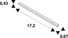 SLV 1012309 LED STRIP CONNECTOR SMD, CABLE XS, clear (MD12)