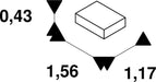 SLV 1012316 LED STRIP CONNECTOR SMD, DIRECT S 10MM, clear (MD12)
