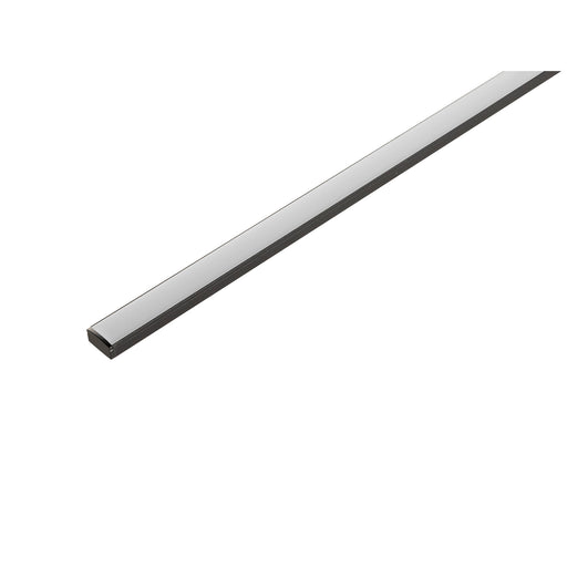 SLV 1012336 LED STRIP PROFILE SURFACE-MOUNTED FLAT, S, black (MD01)