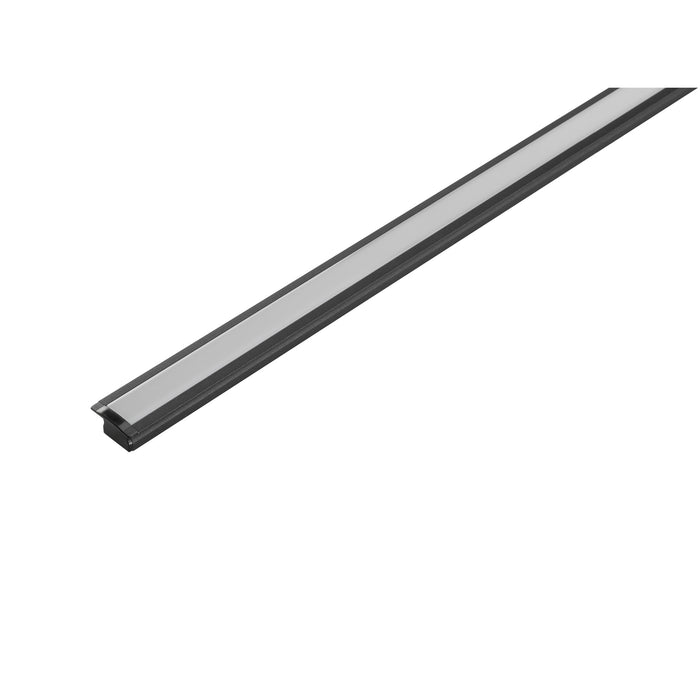 SLV 1012344 LED STRIP PROFILE RECESSED, S, black (MD01)