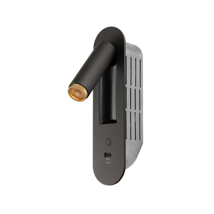 SLV 1012364 GRIP! S, WL, recessed wall luminaire, 2700 K, 4.2 W, switch, 29°, black / gold-coloured (MD23)