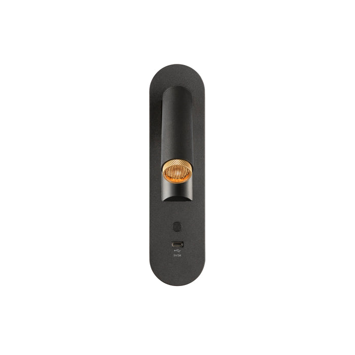 SLV 1012364 GRIP! S, WL, recessed wall luminaire, 2700 K, 4.2 W, switch, 29°, black / gold-coloured (MD24)