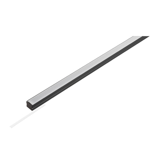 SLV 1012477 LED STRIP SET, PROFILE SURFACE-MOUNTED + DIFFUSER 5*1M, S, black (MD01)
