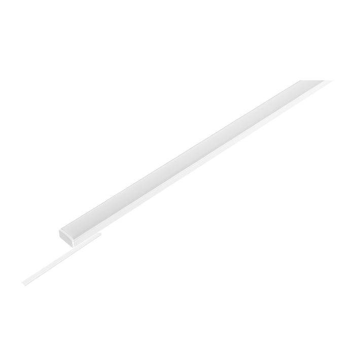 SLV 1012480 LED STRIP SET, PROFILE SURFACE-MOUNTED FLAT + DIFFUSER 5*1m, S, white (MD01)