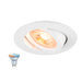 SLV 1012482 NEW TRIA 68 SMART SET, DL, ROUND, GU10, PAR16, ZIGBEE, TW, recessed ceiling luminaire, white (MD01)