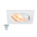 SLV 1012485 NEW TRIA 68 SMART SET, DL, SQUARE, GU10, PAR16, ZIGBEE, TW, recessed ceiling luminaire, white (MD01)