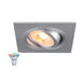 SLV 1012492 NEW TRIA 75 SMART SET, DL, SQUARE, GU10, PAR16, ZIGBEE, TW, recessed ceiling luminaire, aluminium (MD01)