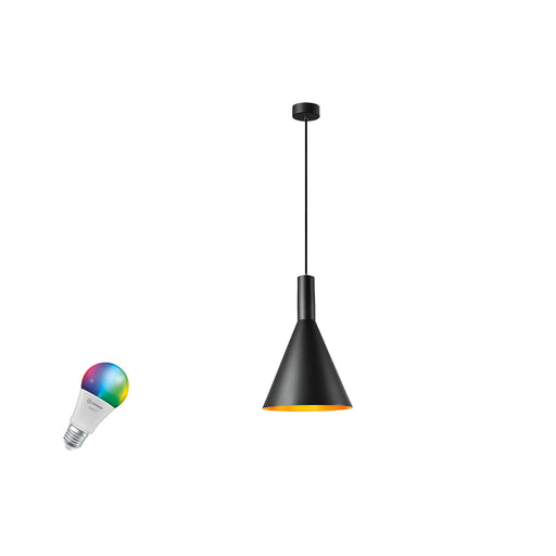 SLV 1012528 PHELIA 30 SMART SET, PD, E27, A60, ZIGBEE, RGBW, pendant luminaire, black (MD01)