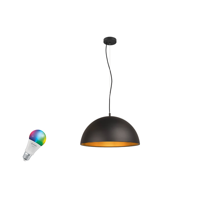 SLV 1012532 FORCHINI M 50 SMART SET, PD, E27, A60, ZIGBEE, RGBW, pendant luminaire, black (MD01)
