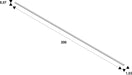 SLV 1012547 LED STRIP DIFFUSER, black, S (MD12)