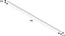 SLV 1012550 LED STRIP DIFFUSER, black, M (MD12)