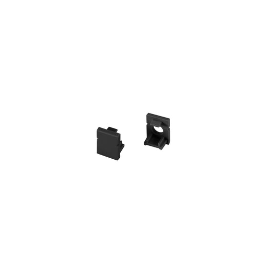 SLV 1012554 LED STRIP END CAPS, SURFACE-MOUNTED, XS, black (MD01)