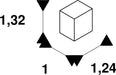 SLV 1012556 LED STRIP END CAPS, Tile, XS (MD12)