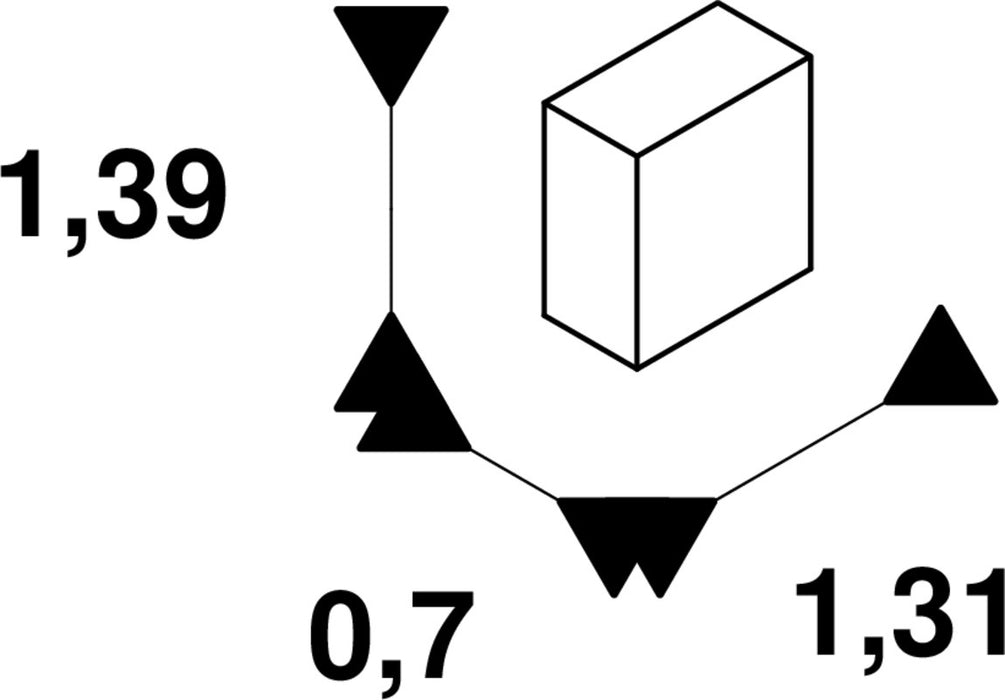 SLV 1012557 LED STRIP END CAPS, Plaster, XS (MD12)