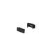 SLV 1012560 LED STRIP END CAPS, SURFACE-MOUNTED FLAT, S, black (MD01)