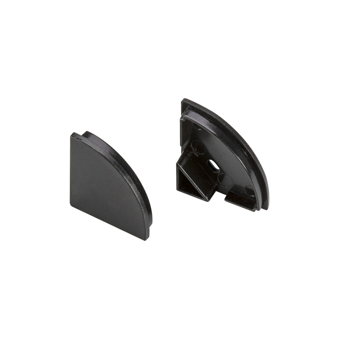 SLV 1012570 LED STRIP END CAPS, CORNER, M, black (MD01)