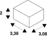 SLV 1012581 LED STRIP MOUNTING CLIP, CORNER, M (MD12)
