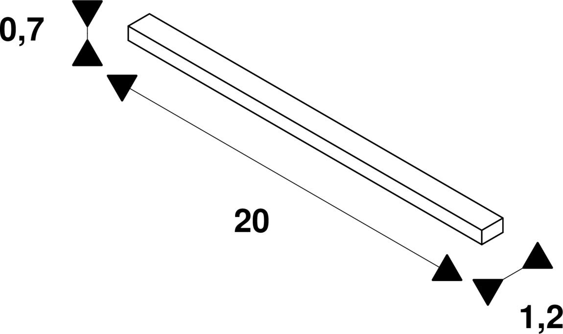 SLV 1012603 LED STRIP CONNECTOR IP SEALING SET, 10 MM (MD12)