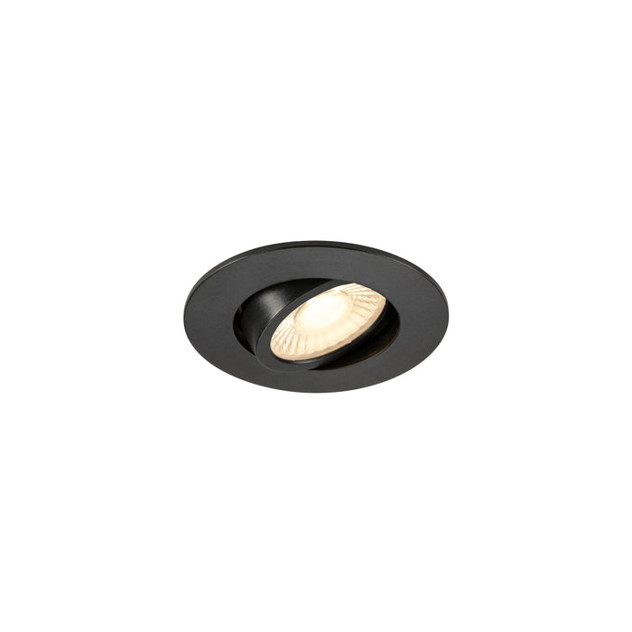 SLV 1012624 UNIVERSAL DOWNLIGHT SLIM, RL, PHASE, ceiling recessed luminaire, 2700 K / 3000 K / 4000 K, 6 W, black (MD25)