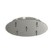 SLV CEILING PLATE FITU, 5-way ceiling plate, round, chrome, incl. strain-relief