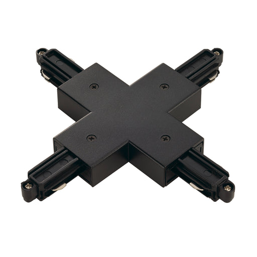 SLV X-CONNECTOR, for 1-phase high-voltage surface-mounted track, black