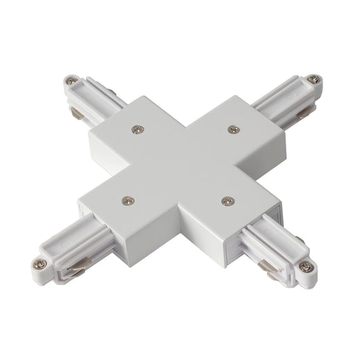 SLV X-CONNECTOR, for 1-phase high-voltage surface-mounted track, white