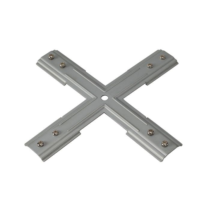 SLV STABILISER X-CONNECTOR, for 1-phase high-voltage surface-mounted track, matt nickel