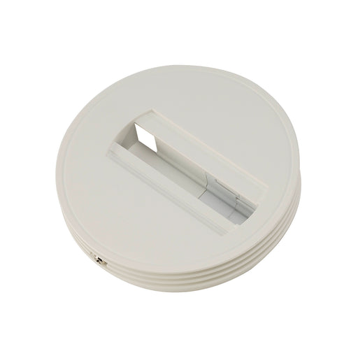 SLV CEILING PLATE, for 1-phase high-voltage surface-mounted track, white