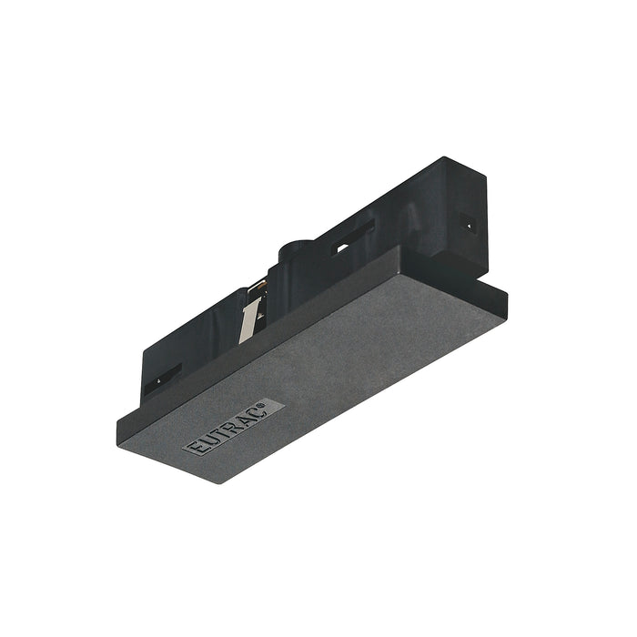 SLV CENTRE FEED-IN, for EUTRAC 240V 3-phase surface-mounted track, black