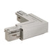 SLV EUTRAC L-connector, with feed-in capability, outer earth, silver-grey