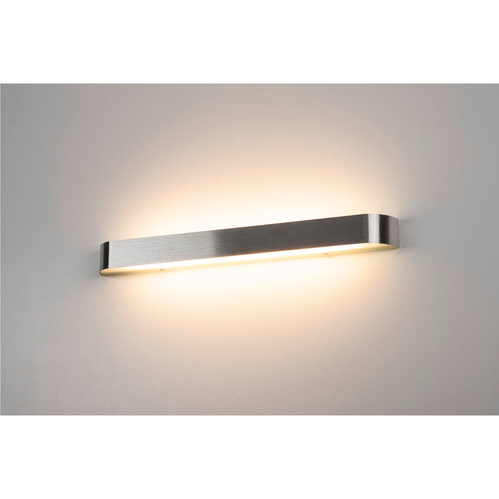 Ambient picture of SLV ARLINA T5 24, wall light, T16, brushed aluminium, frosted glass, L/W/H 67/6.5/6 cm, max. 24W, incl. electronic ballast