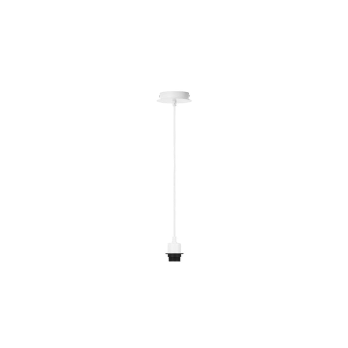 FENDA, pendant suspension, A60, white, without shade, max. 60W