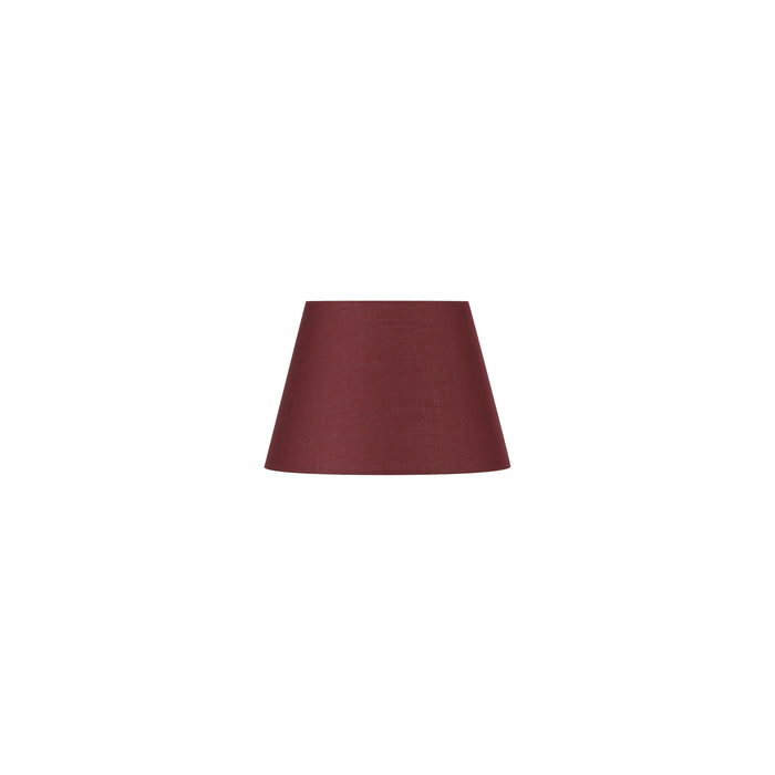 FENDA, lamp shade, conical, wine-red, Ø/H 30/20 cm