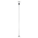 SLV PENDANT SUSPENSION, for S-TRACK 240V 3-phase surface-mounted track, black, with rod