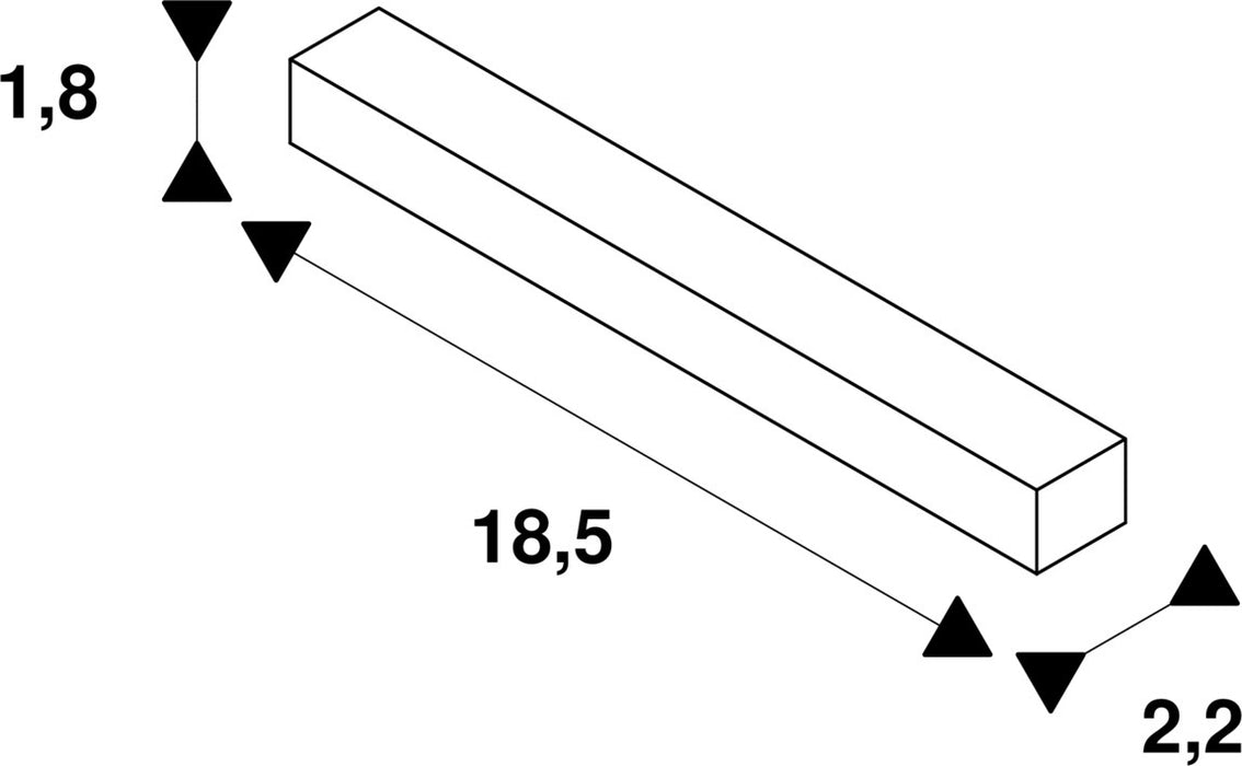 Ceiling suspension, flexible for EASYTEC II, white, 18-26cm