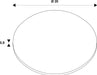 Dimensioned drawing of SLV DOUBLE-SIDED ADHESIVE TAPE, 9mm, transparent, 3 m