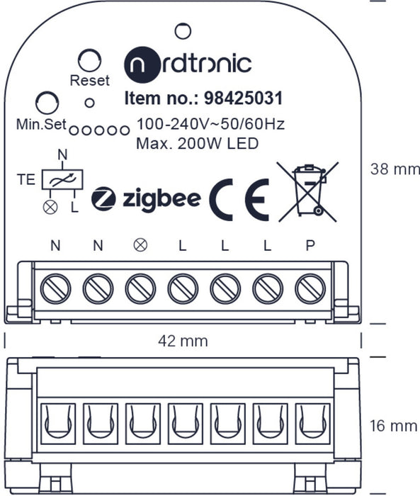SLV 3009286 BOX G2 DIMMER, ZIGBEE 3.0, blue (MD12)
