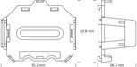 SLV 3009310 DIN-CLIP Set, 5 pieces, blue (MD12)