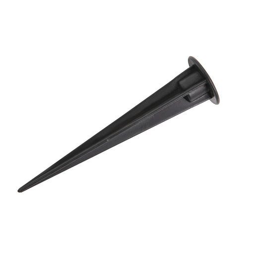 SLV PLASTIC EARTH SPIKE, black, length 17.5cm