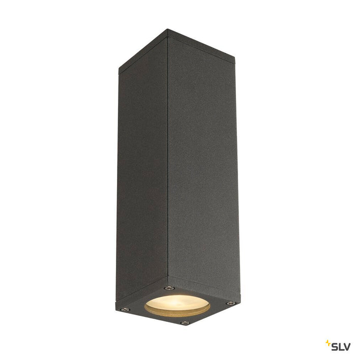 THEO UP/DOWN, wall light, QPAR51, anthracite, max. 2x50W